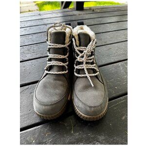 The North Face Women's Sierra Mid Lace Waterproof Boots, Grey, SZ 10 US